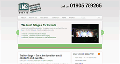 Desktop Screenshot of lmsevents.com